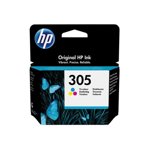 HP 305 - 4.48 ml - colour (cyan, magenta, yellow) - original - ink cartridge - for Deskjet 1255, 23XX, 27XX, 41XX, DeskJ