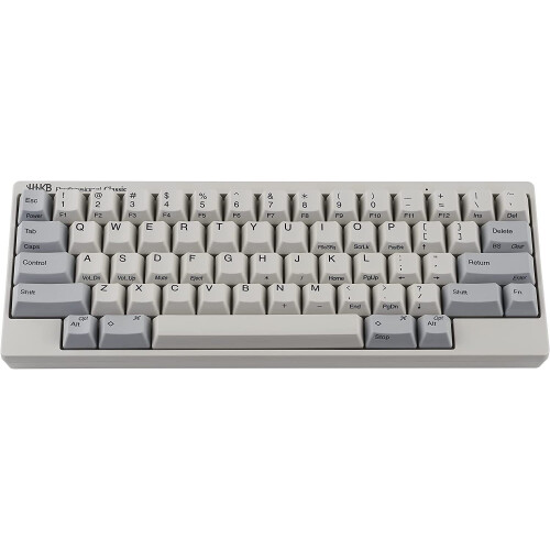 HHKB Classic Keyboard, Printed Keycaps, Professional Mechanical 60% Keyboard, Compact, USB-C (White) 1