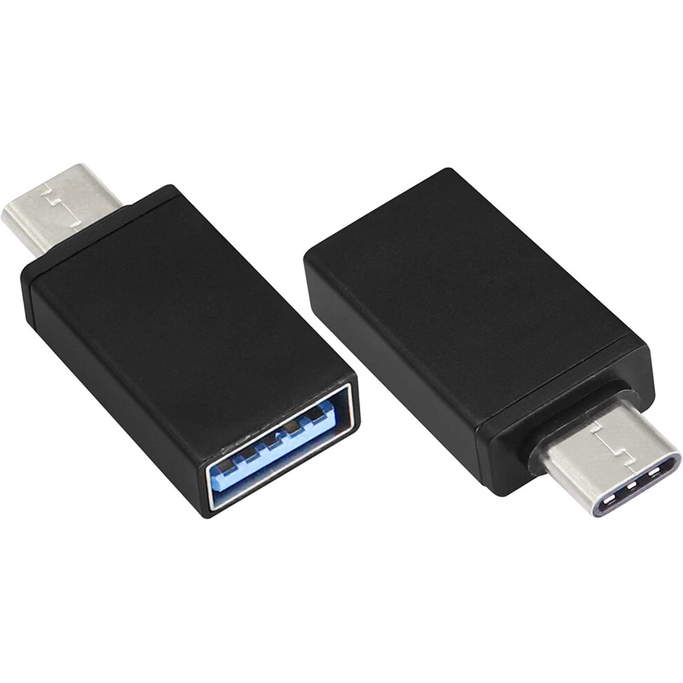 Aaotokk Type C To Usb 2.0 Adapter Aluminum Type C Male To Usb A 2.0 Female Converter, On The Go (Otg) For Smartphone,...