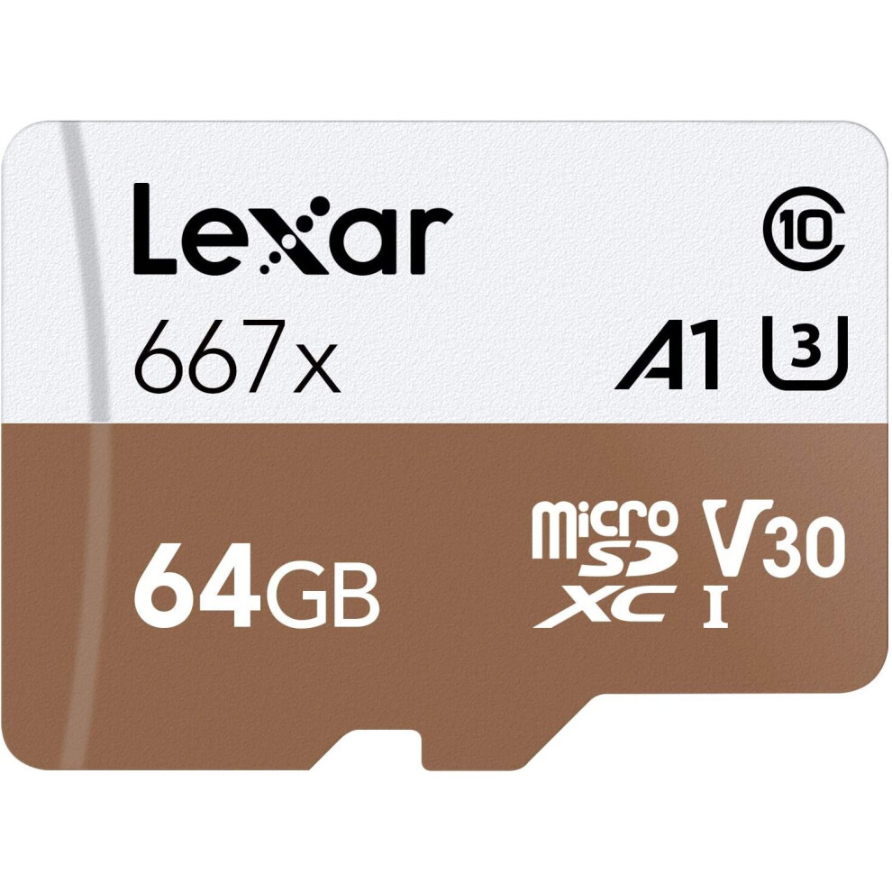 Lexar LMS0667064G-BNANU Professional 667X 64GB microSDXC UHS-I Card