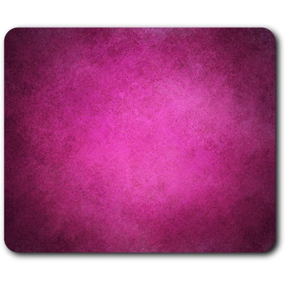 Comfortable Mouse Mat - Distressed Hot Grunge Colour 23.5 X 19.6 Cm (9.3 X 7.7 Inches) For Computer & Laptop, Office,... Pink 7625999399060