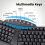 Perixx PERIBOARD-612 Wireless Ergonomic Split Keyboard with Dual Mode 2.4G and Bluetooth Features, Compatible with Windows 10... 5