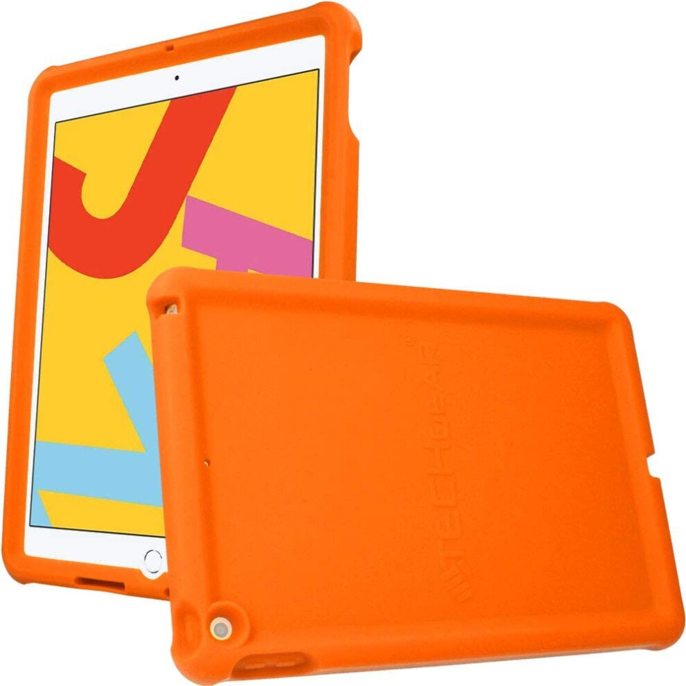 TECHGEAR Bumper Designed for Apple iPad 10.2" 2021 2020 2019, 9th / 8th / 7th Generation, Rugged Shockproof Soft Silicone...