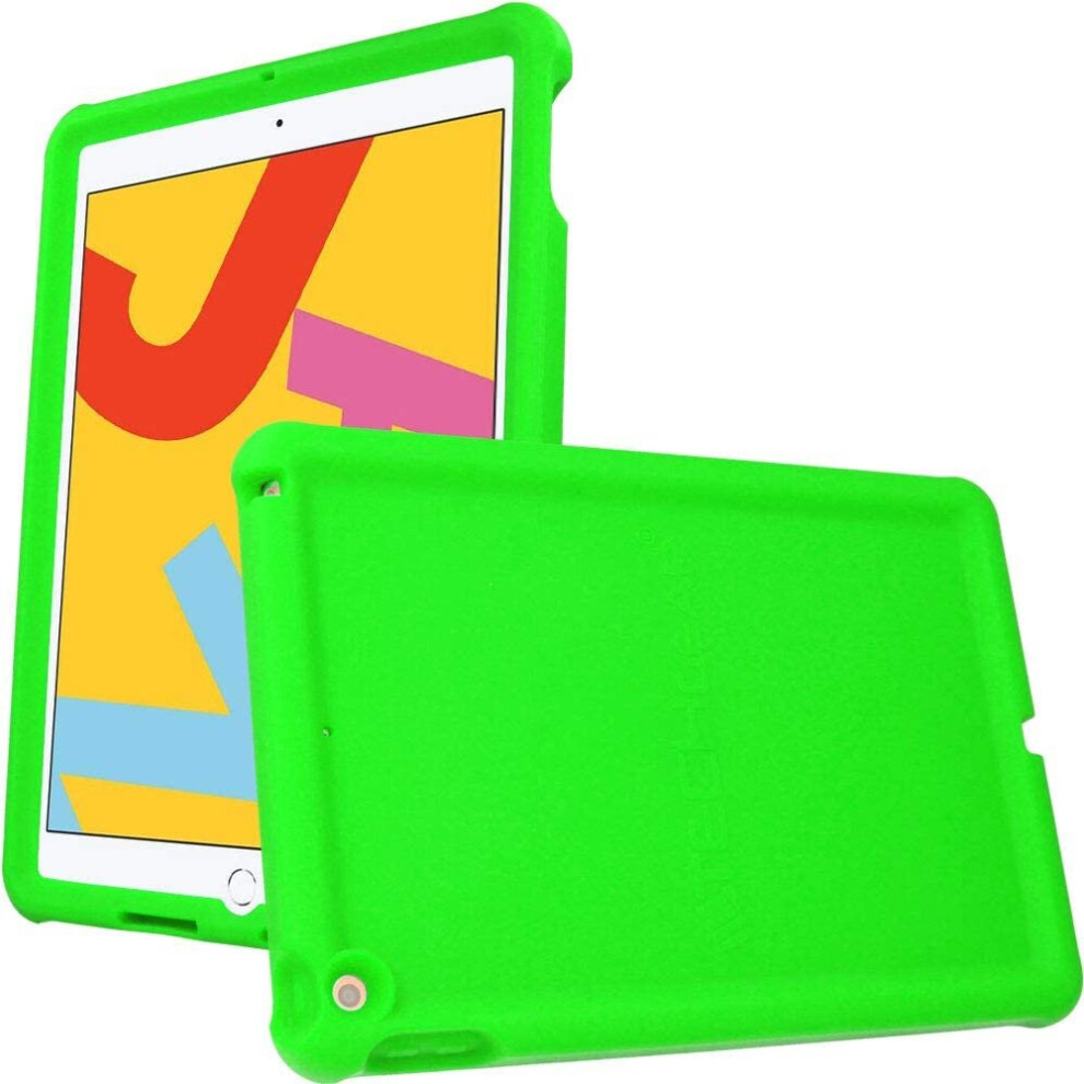 Techgear Bumper Designed For Apple Ipad 10.2" 2021 2020 2019, 9Th / 8Th / 7Th Generation, Rugged Shockproof Soft Silicone...