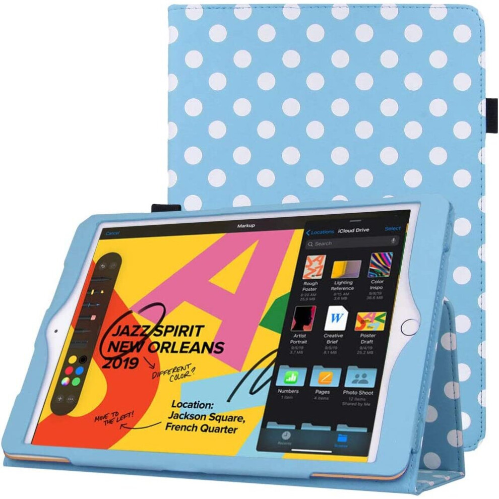 Techgear Leather Case For Apple Ipad 10.2" 2021 / 2020 / 2019 [9Th / 8Th / 7Th Generation] Premium Pu Leather Slim Folio Case...