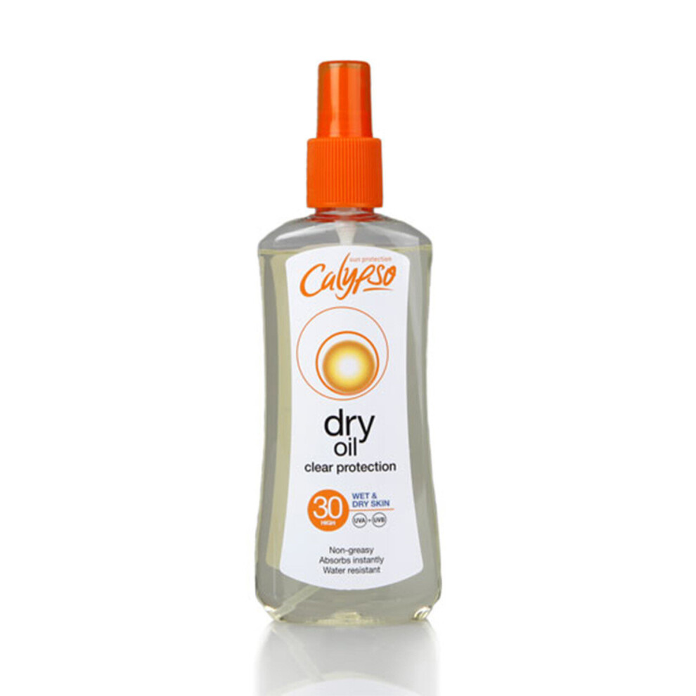 Calypso Sun Protection Dry Oil Wet Skin SPF30 200ml