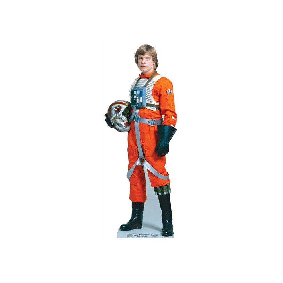 Luke Skywalker X-Wing Pilot Star Wars Lifesize Cardboard Cutout