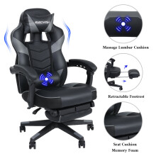 Massage Gaming Office Chair Executive Computer Desk Chair Ergonomic PU