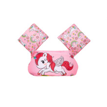 (Pink Pony) Kids Life Jacket Toddler Swim Arm Vest Cartoon Pattern Swimming Equipment