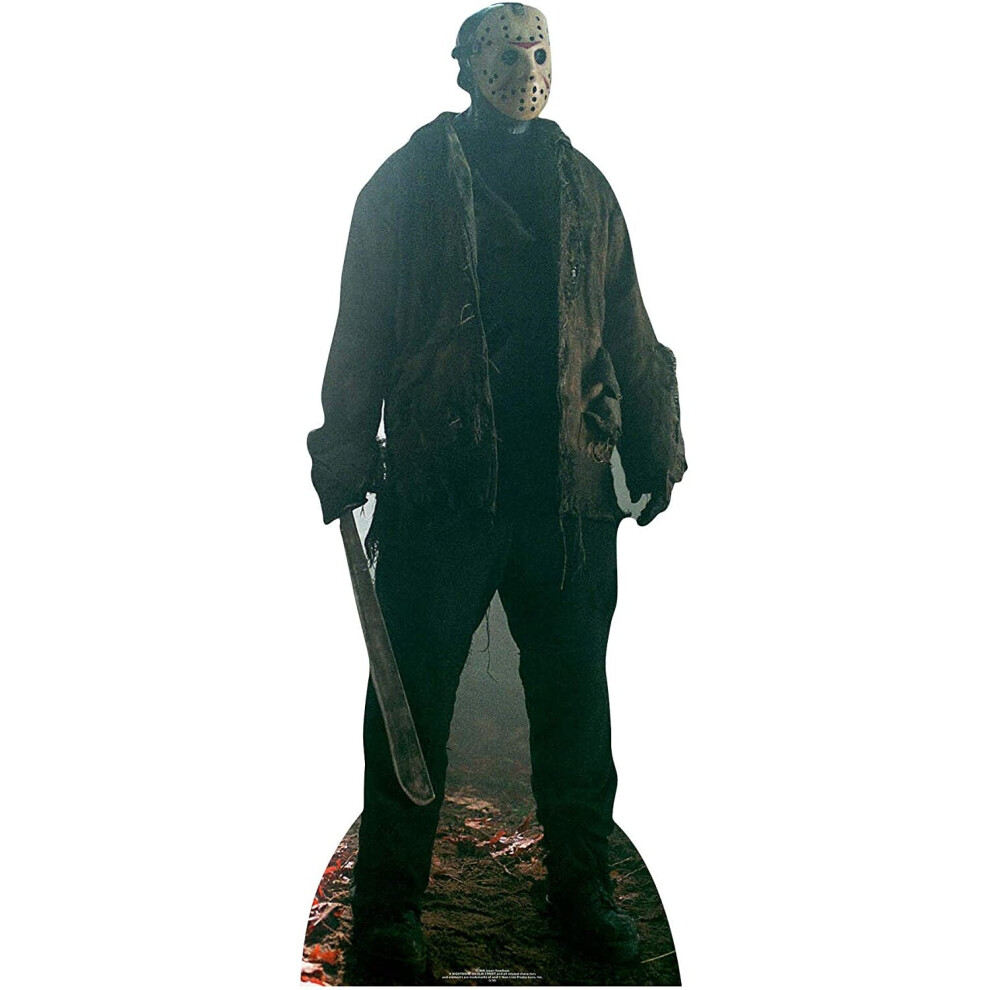 Warner Bros Jason Voorhees Friday The 13Th Official Lifesize Cardboard Cutout