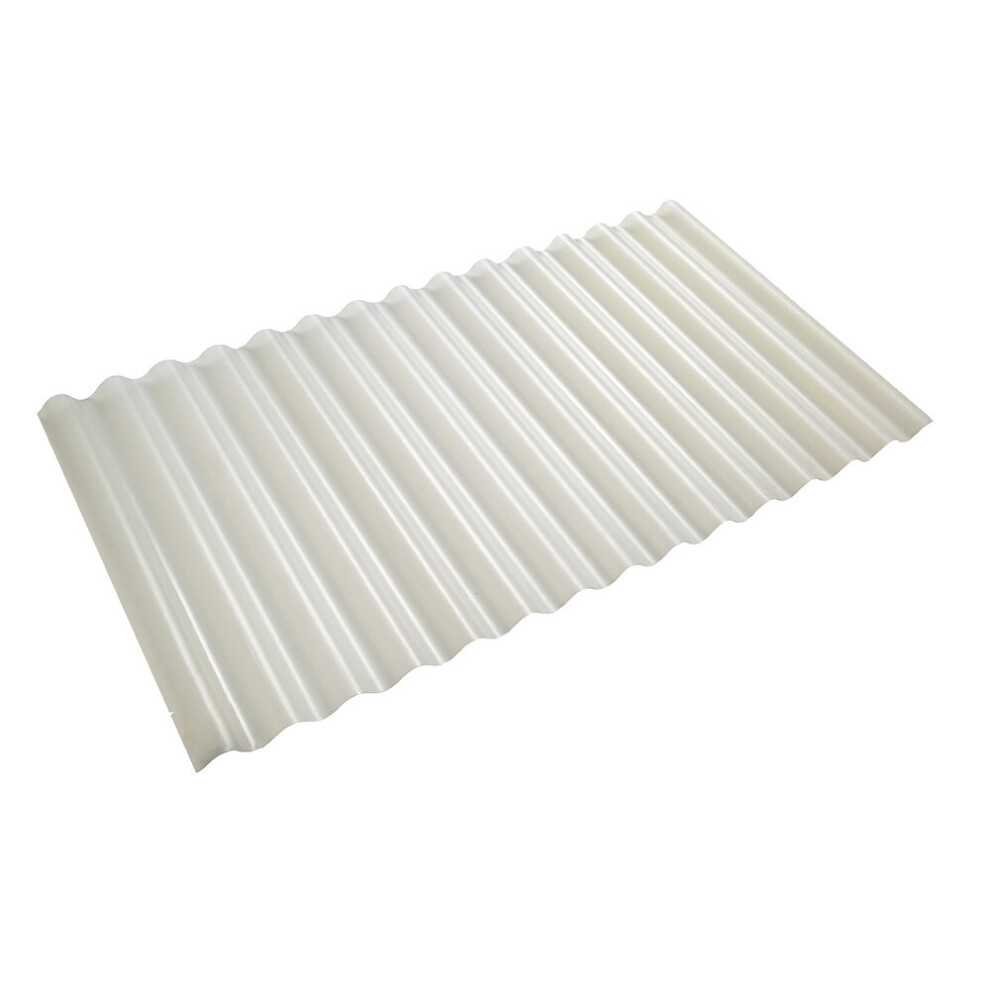 (2000mm*930mm(LxW)) Plastic Translucent Corrugated Roof Sheet Corrapol PVC Roofing Garden Buildings