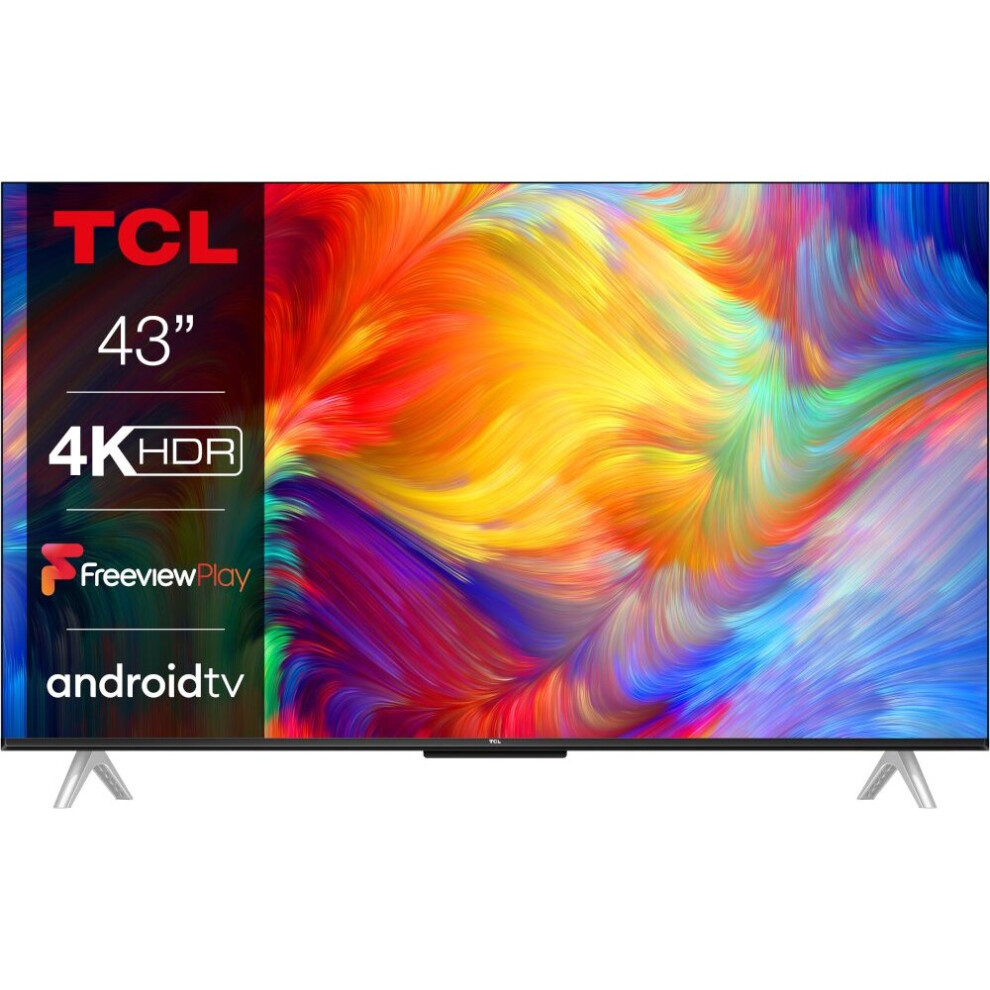 Tcl P638k 43" 4K Uhd Hdr Smart Android Tv - 43P638k