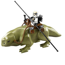 (Dewback) Star Wars Poder de la Fuerza Bloques Dewback Jabba Minifigura ensamblada