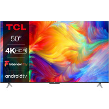 TCL P638K 50" 4K UHD HDR Smart Android TV - Grey - 50P638K