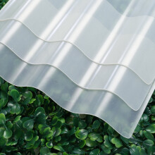 (3000mm*930mm(LxW)) Plastic Translucent Corrugated Roof Sheet Corrapol PVC Roofing Garden Buildings