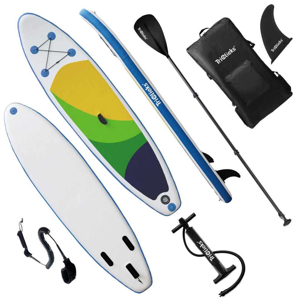 10ft Inflatable SUP Stand Up Paddle Board with Complete Kit