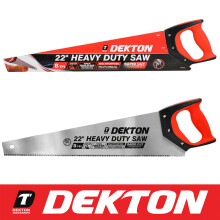 22" Hand Saw Heavy Duty Wood Carpentry 8 TPI Sharp Hardpoint Soft Grip Cut Tool
