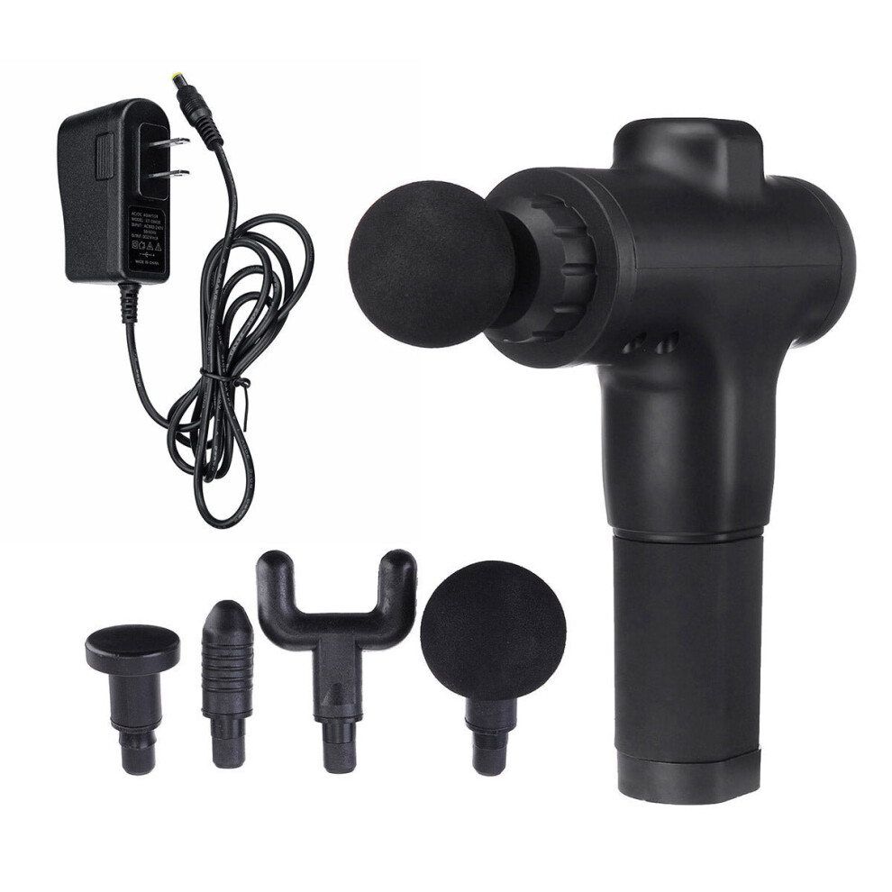 Greenzech (Black, Eu Plug) Muscle Massage Therapy Vibration G-Un