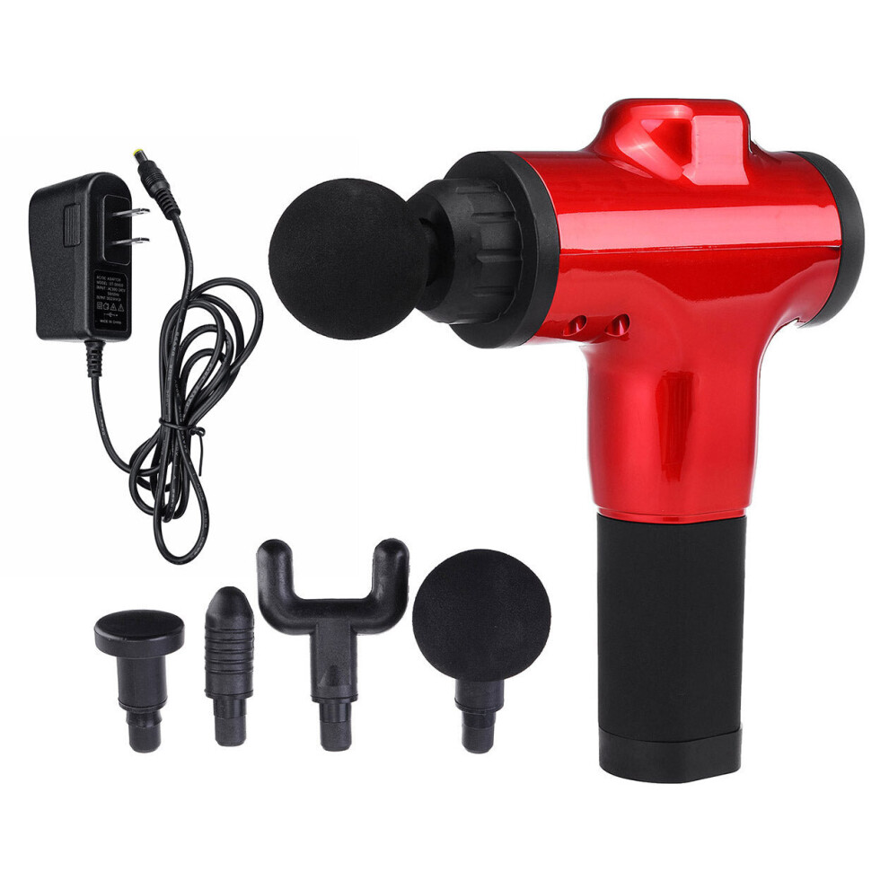 Greenzech (Red, Eu Plug) Muscle Massage Therapy Vibration G-Un