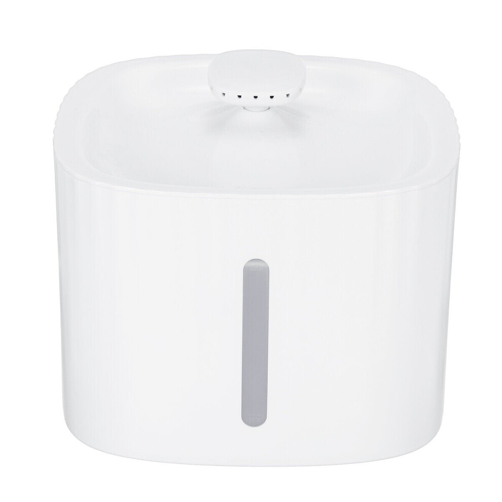 (White) 3L Autoxic Noise-Free Intelligent Circulating Filter Water Dispenser Pet Water Dispenser Container With LED Liquid Level Display