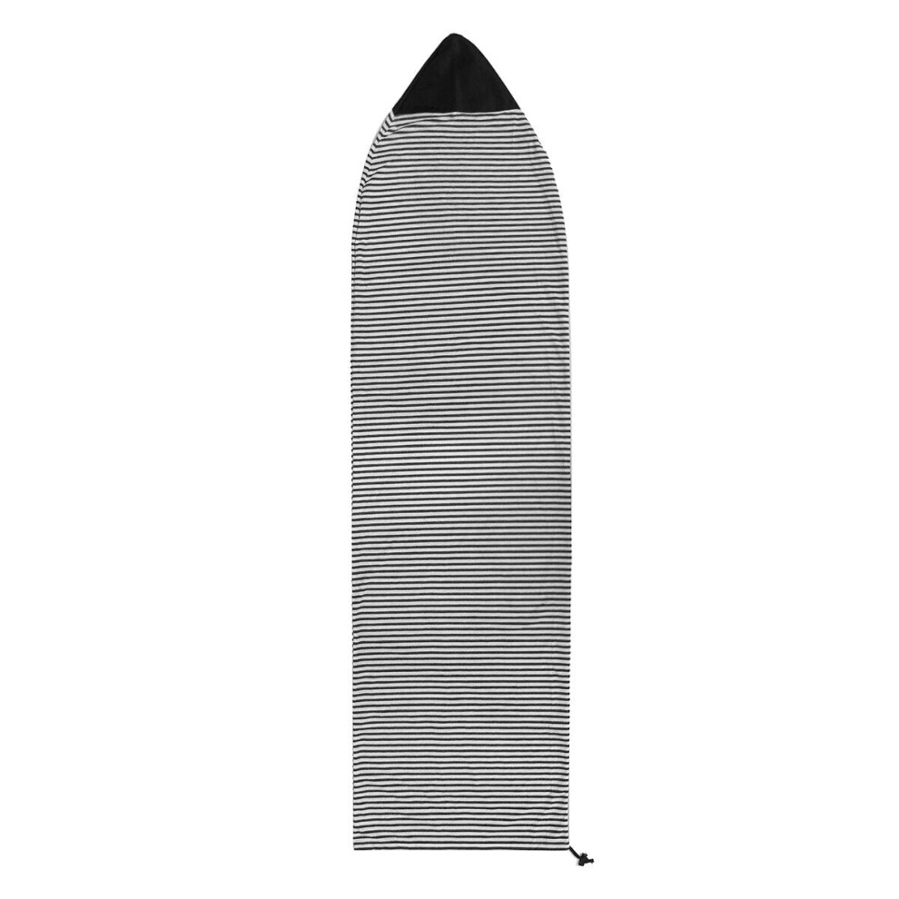 (Black, L) 6/6.3/6.6/7inch Surfboard Portector Ultraligh Elestic Force Cover Surboard Bag