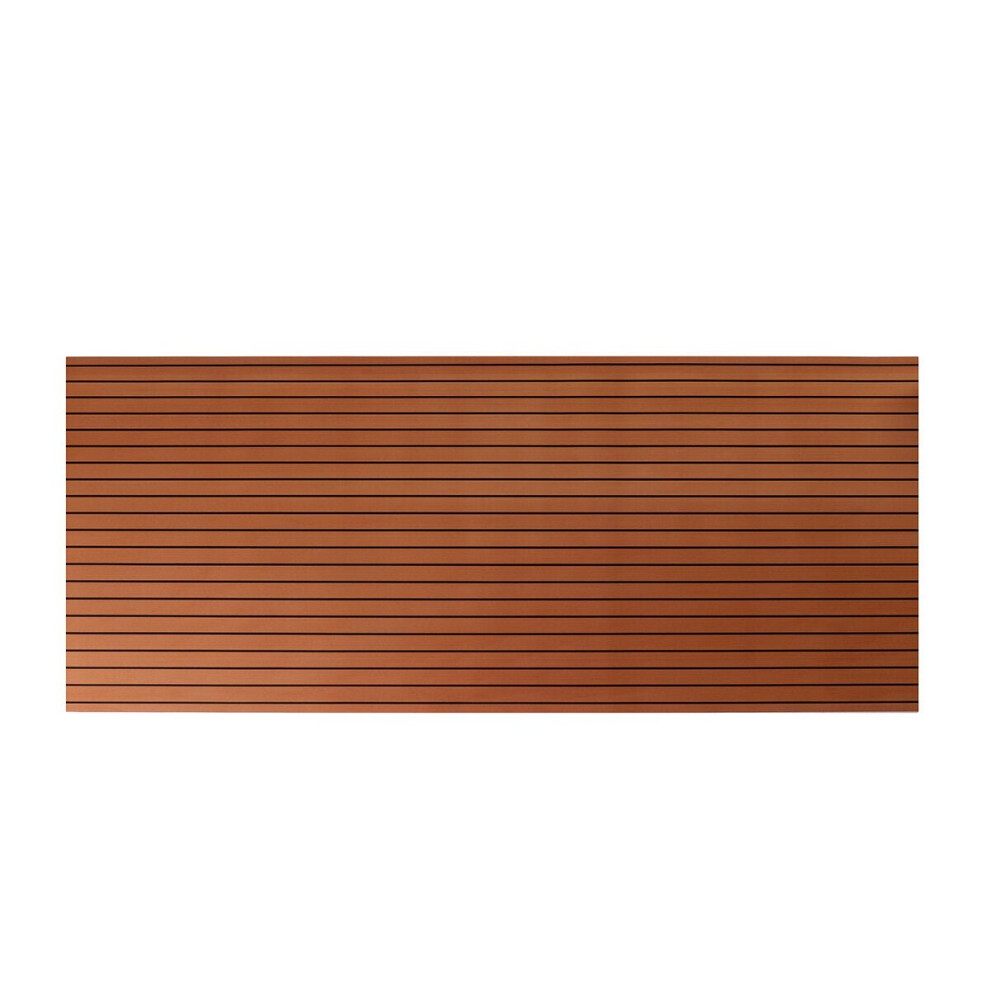 (Brown) 240x120x0.5cm EVA Foam Boat Faux Teak Yacht Marine Flooring Border Teak Decking Sheet Pad