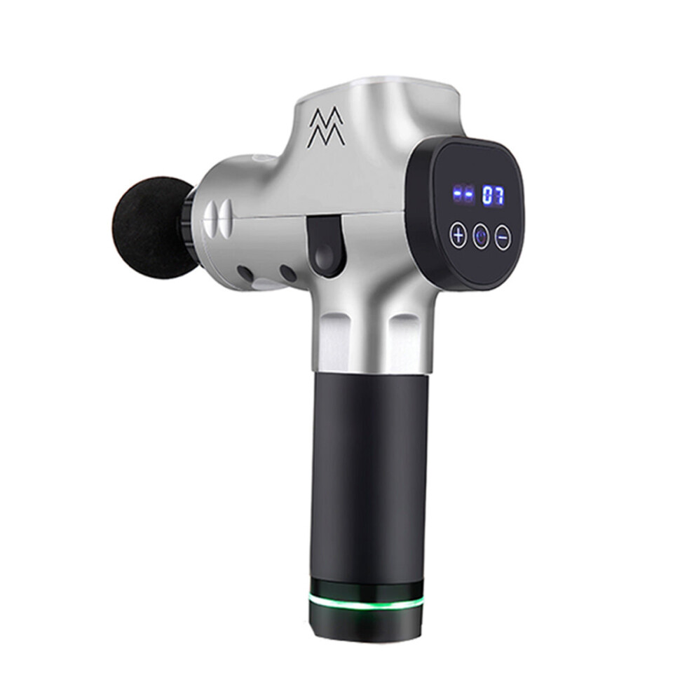 Greenzech (Silver) 20 Speeds Lcd Electric Percussion Vibration Muscle Massager