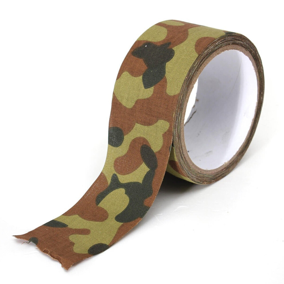 (#02) 10M Camouflage Wrap Tape Camo Duct Waterproof Mutifunctional Fabric Camping Stealth