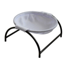 (White) Pet Bed Cat Dog Kennel Detachable Washable Hammock Comfortable Breathable Pet Kennel