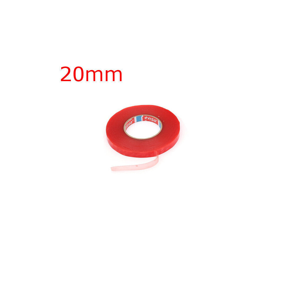 (20mm) 1 Roll Heat Resistant Double Sided Transparent Clear Adhesive Tape