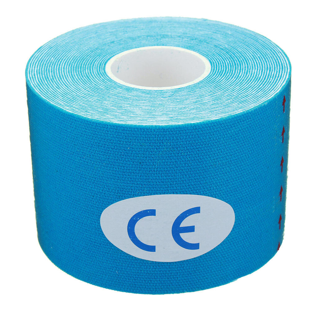 Greenzech Green (Green) 5Cmx5m Kinesiology Elastic Medical Tape Bandage Sports Physio Medical Muscle Ankle Pain Care Support