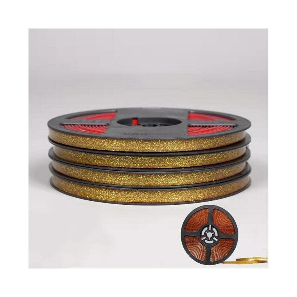 (Noble Gold) 6m*8mm Sealing Strip Window Self Adhesive Door Weather Stripping Tape Sealer Dust Stopper