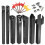 7pcs 12mm Shank Lathe Turning Tool Holder with 7pcs Carbide Inserts 3