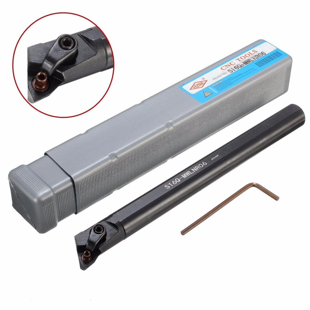 Lathe Turning Tool Holder 16180Mm Boring Bar For Wnmg0604 Inserts 3654659015860