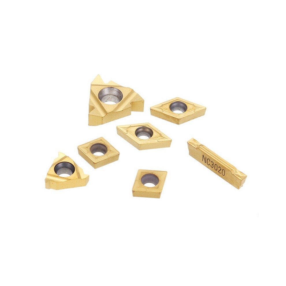 7Pcs Carbide Inserts For 12Mm Shank Lathe Boring Bar Turning Tool Holder 11Ir 16Er Carbide Inserts 3654659230171