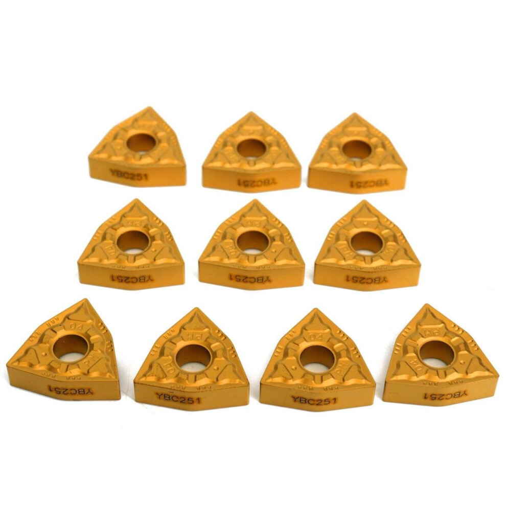 16X100mm Lathe Turning Tool Holder With 10Pcs Wnmg0804 Inserts 3654659412645