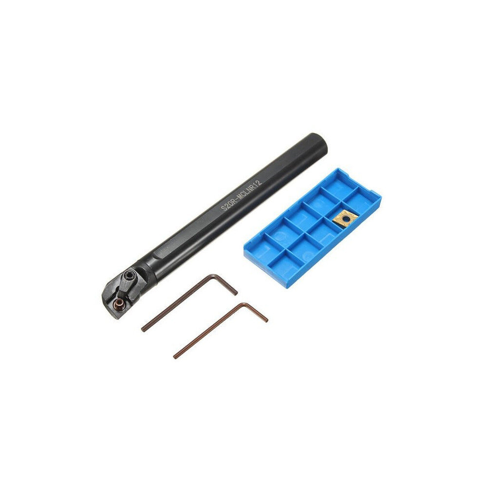 20X200mm Lathe Turning Tool Holder With Cnmg1204 Insert And Wrench 3654659397379