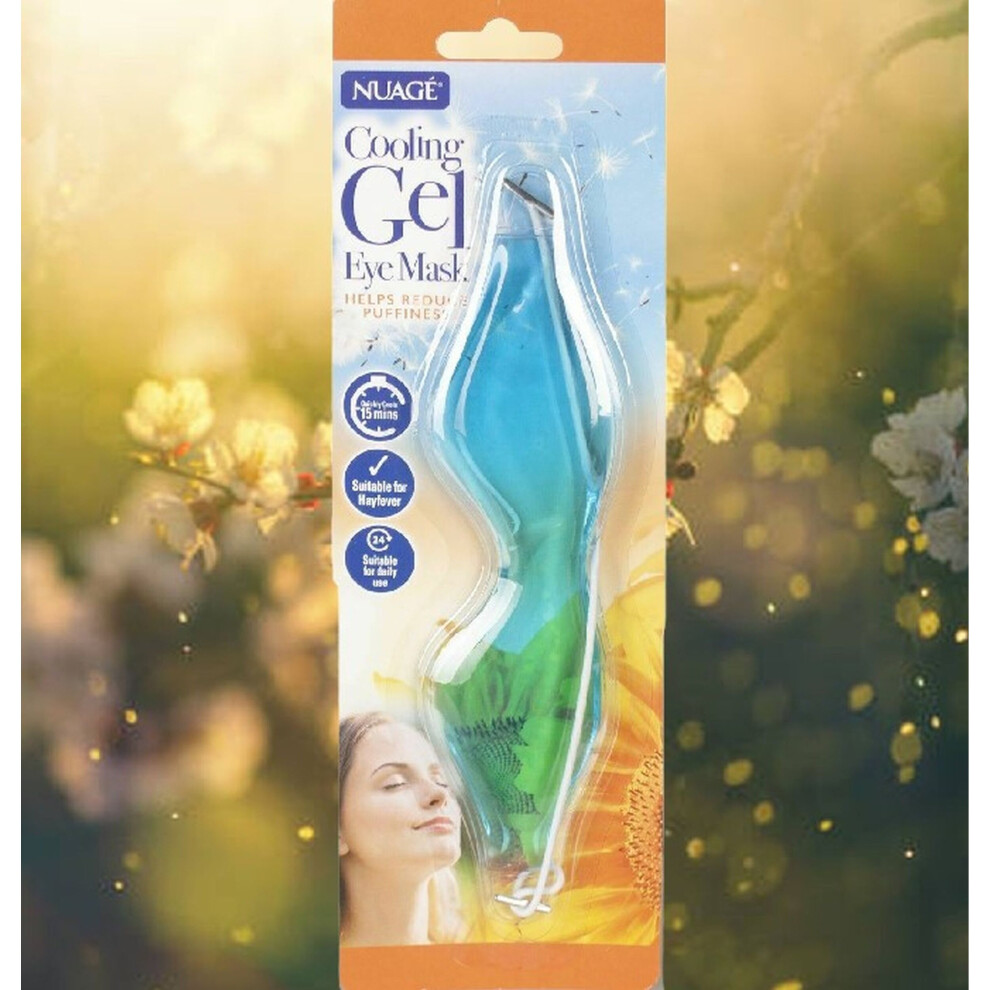 Hay Fever Cooling Gel Eye Mask Soothes Cools Puffy Irritated Eyes