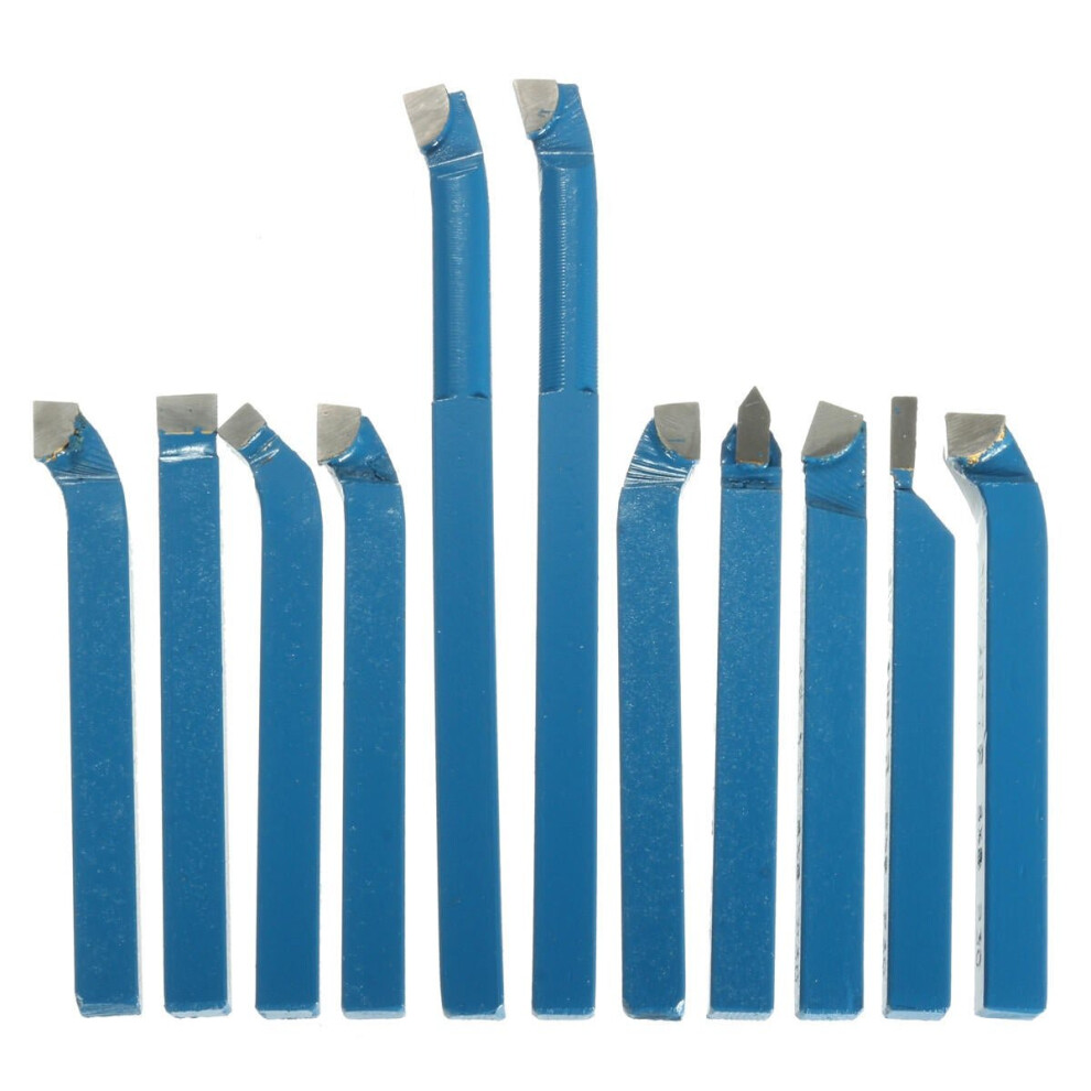 11Pcs 8Mm Carbide Tipped External Turning Tool Set Lathe Cutting Tool Set For Mini Lathe 3654659393326