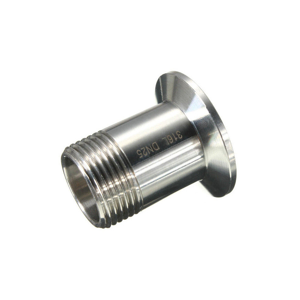 (1/2Inch) Sanitary Male Threaded Ferrule Pipe Fitting Tri Clamp Type Ss316 3654659374486