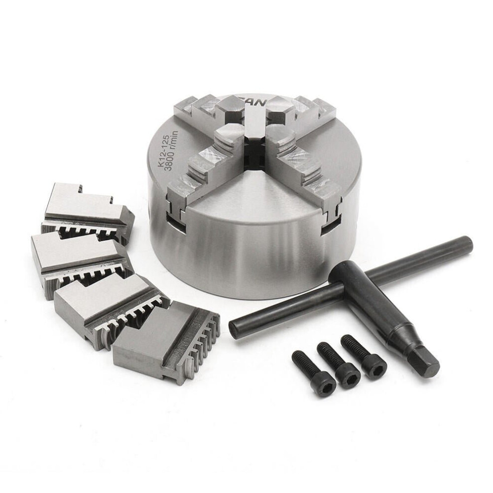 125Mm 4 Jaw Self Centering Lathe Chuck With Key 3654659394842