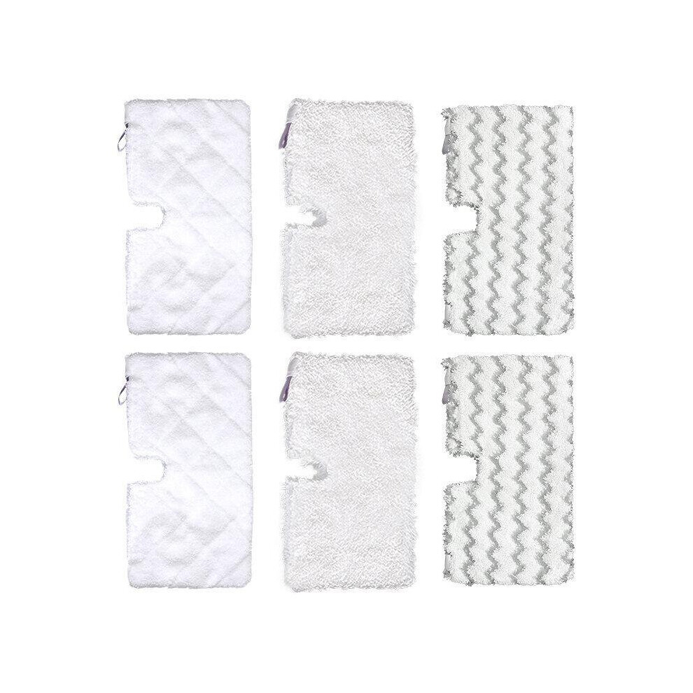 6pcs Washable Microfiber Mop Pads Replacements for Shark 3500 Steam Pocket Mop Parts Accessories