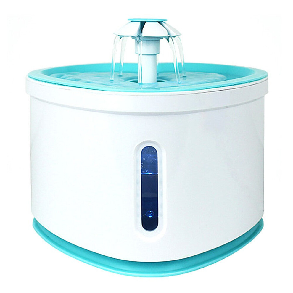 (Blue, Standard) Heart-shaped Water Dispenser, Automatic Circulation Filtering Mute Living Water Flowing Drinking