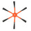 4pcs Orange Side Brushes for Xiaomi Roborock S6 S55 Vacuum Cleaner 5