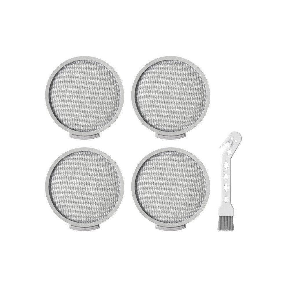5pcs Replacements for Roborock H6 Vacuum Cleaner Parts Accessories HEPA Filters*4 Cleaning Tool*1