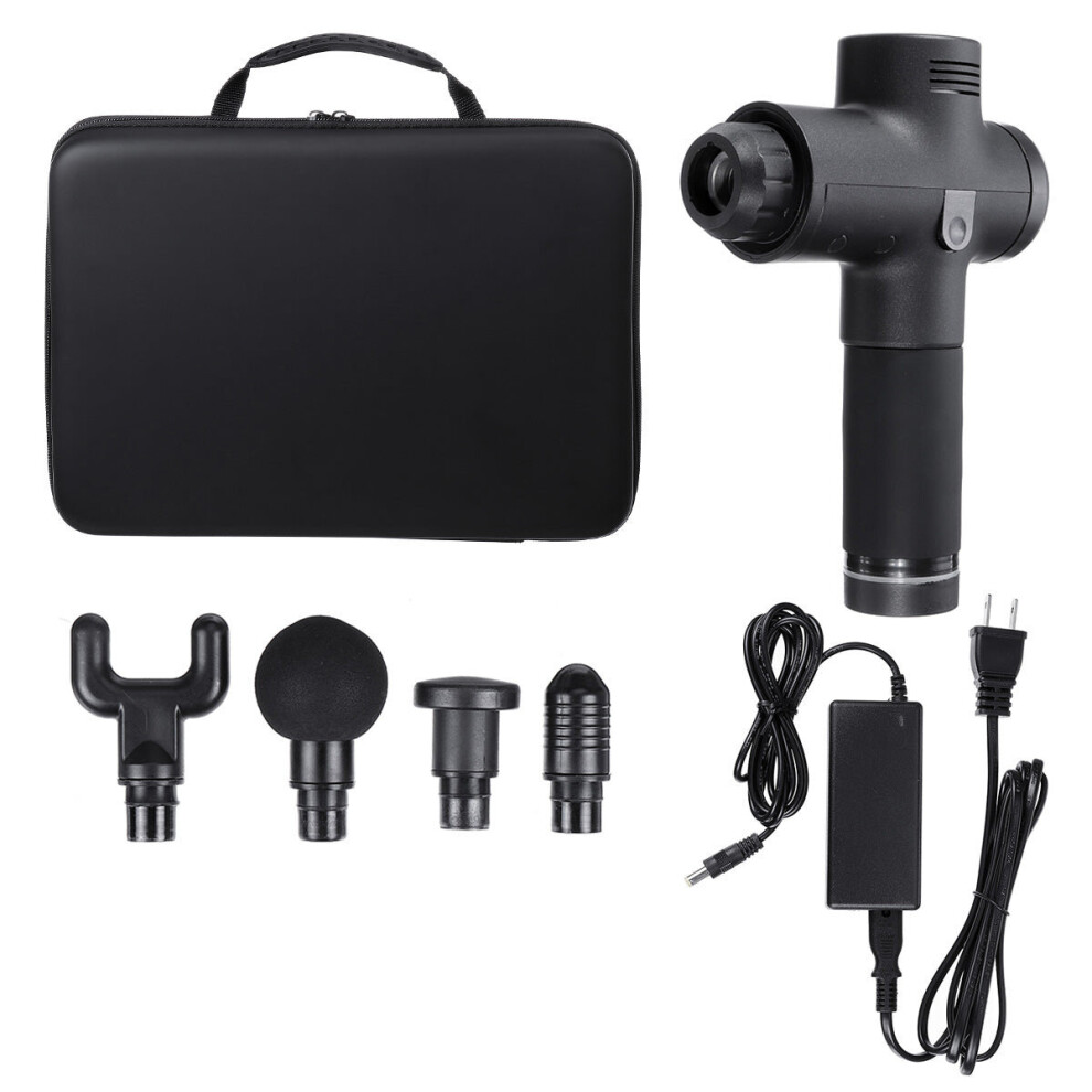 Greenzech Black (Black) Fascia Muscle Relaxation Massager Gym High-Frequency Vibration Percussion Massage