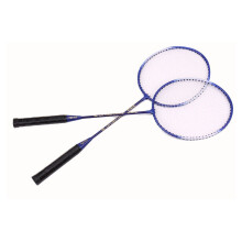(Blue) Badminton Racket Stringing Offensive Single 2PC Bag Set