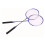 (Blue) Badminton Racket Stringing Offensive Single 2PC Bag Set 2