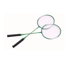 (Green) Badminton Racket Stringing Offensive Single 2PC Bag Set