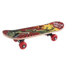 (D) 17inch 7-layer Children Skateboard Chinese Maple Decoration Boards Light Wooden Double Rocker Skatebooards